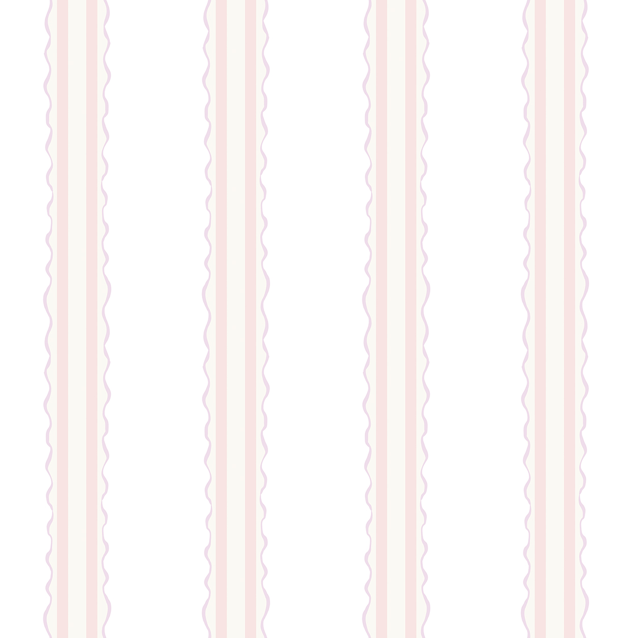 Papel de Parede Adesivo Candy Baby Listras com Ondinhas - Listras