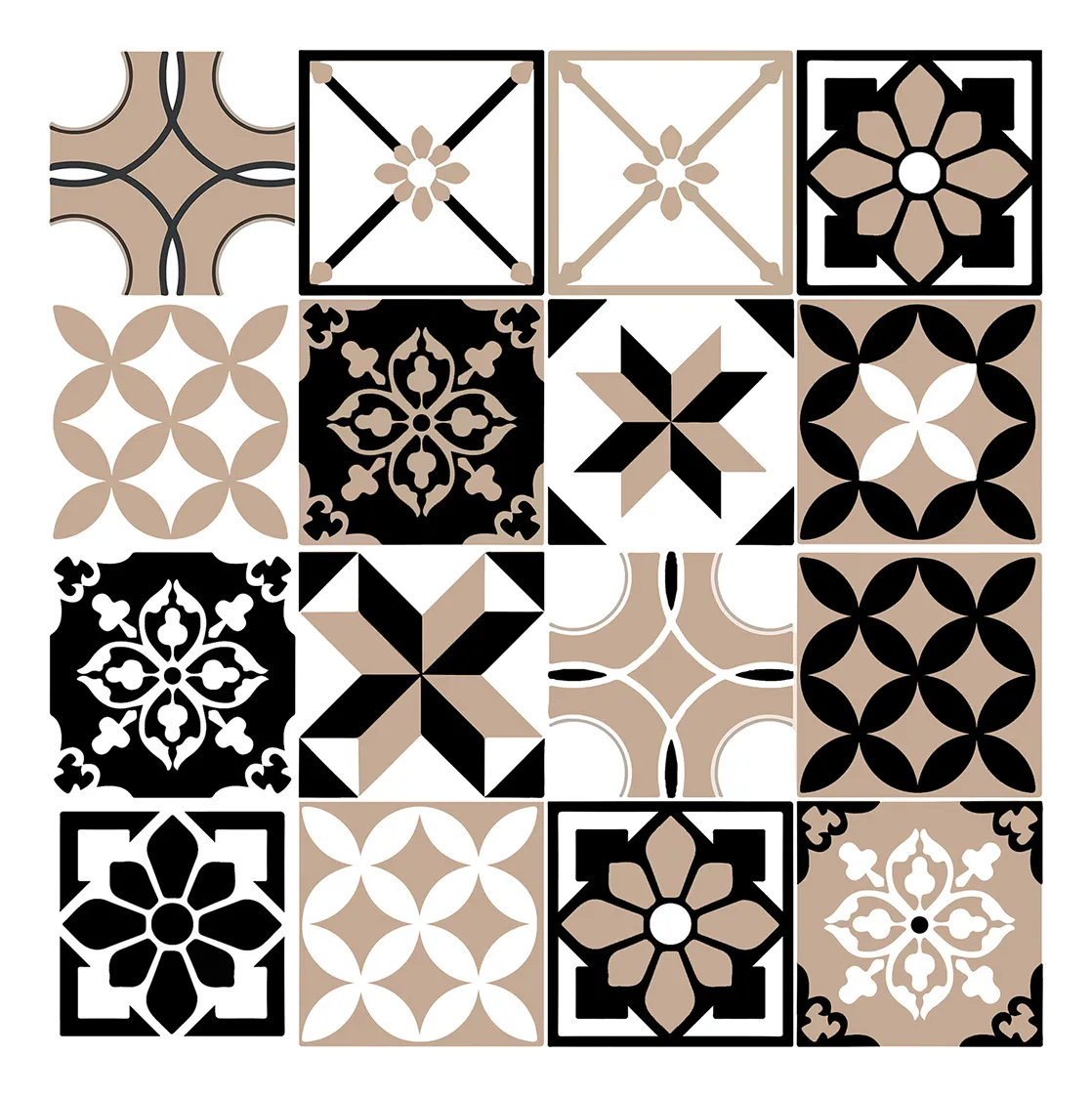 Papel de Parede Azulejo Autocolante Lavável para Cozinha