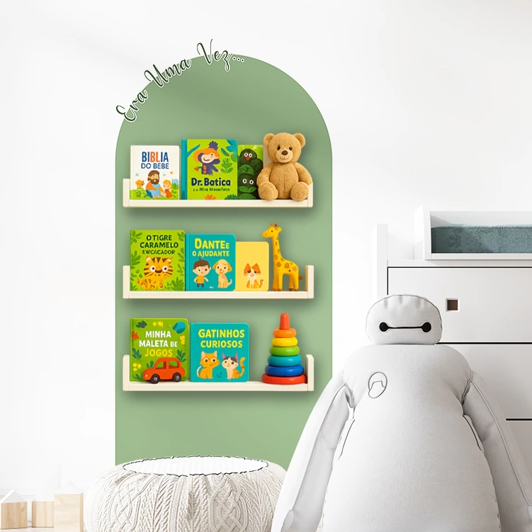 Adesivo Infantil Arco Boho Decorativo para Quarto Bebê