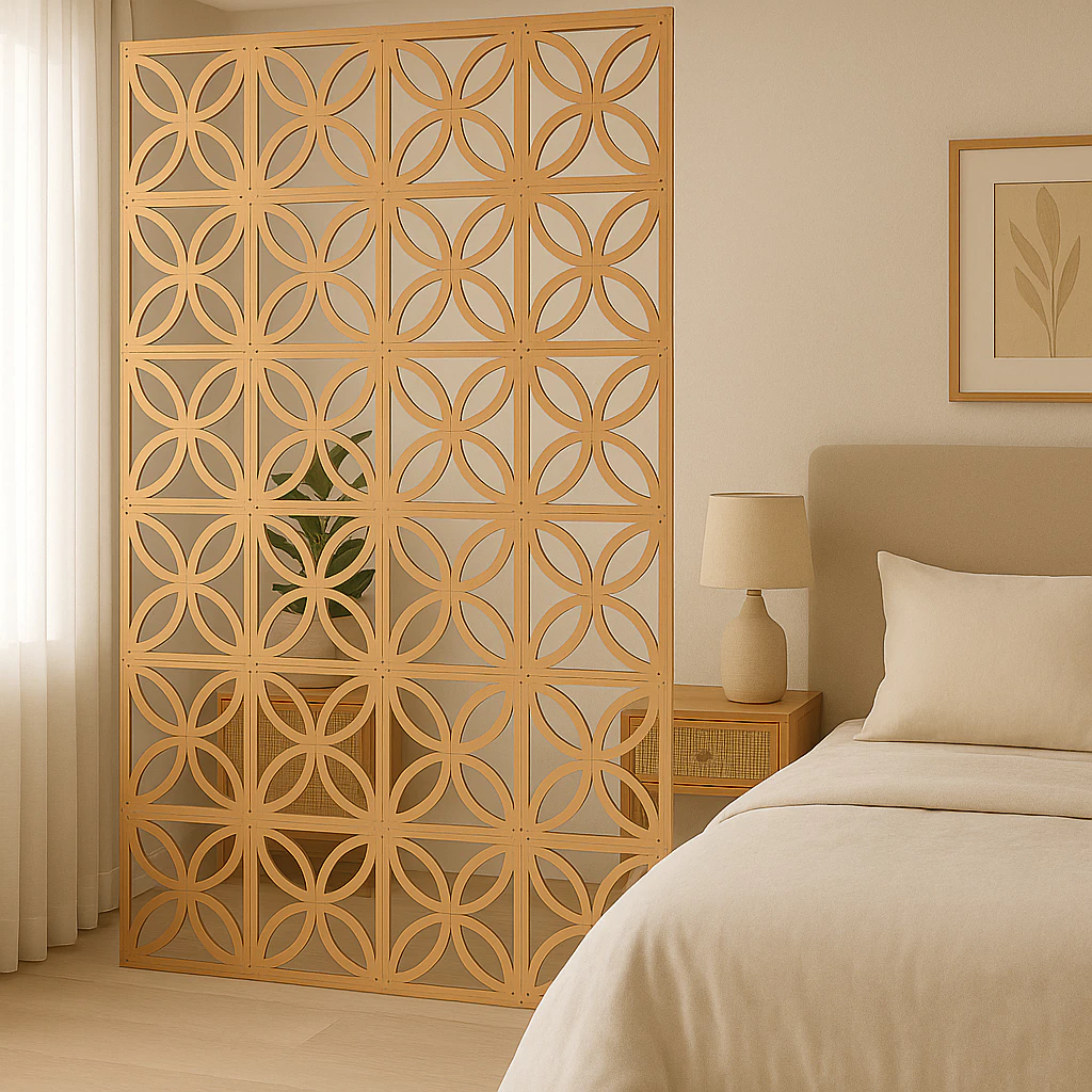 Placa Cobogó Decorativa MDF Painel Vazado Moderno
